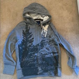 American Eagle Gray Hoodie